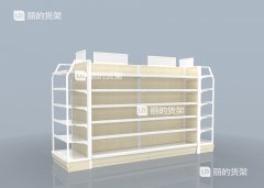 藥店貨架_木背板中島貨架